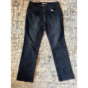 Levi's 505 Straight Dark Indigo Jeans - SIze 10